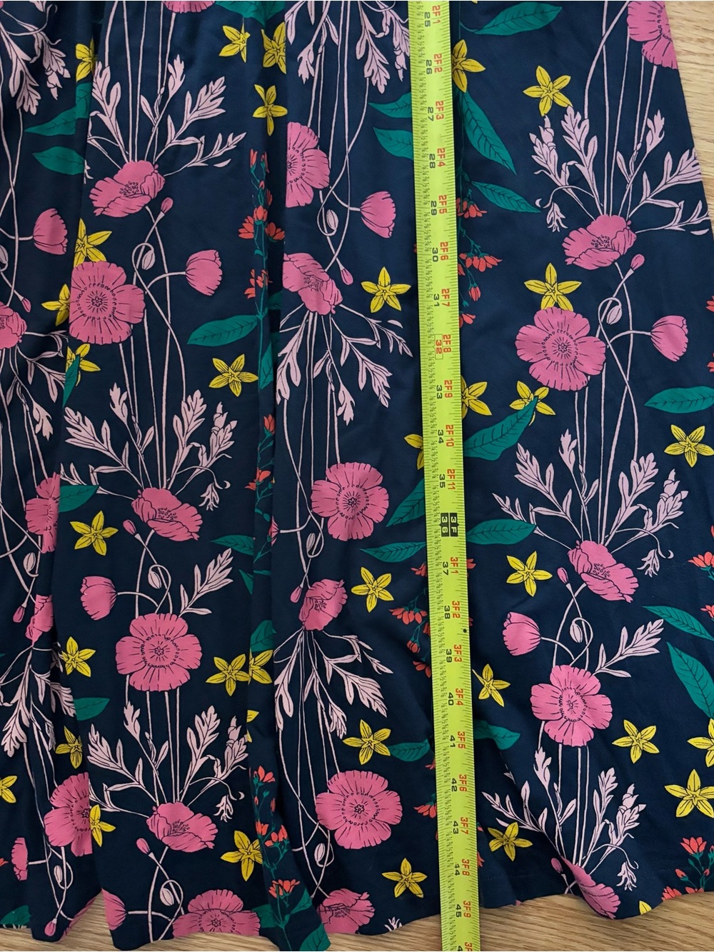 Boden Clarissa Forest Garden Charm Green Blue Sleeveless Midi Dress Size 6 - Picture 10 of 10
